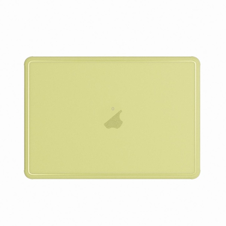 For MacBook Neo 13 inch 2026 A18 Pro A3404 Crystalline Matte Texture PC Edge Laptop Protective Case(Yellow)