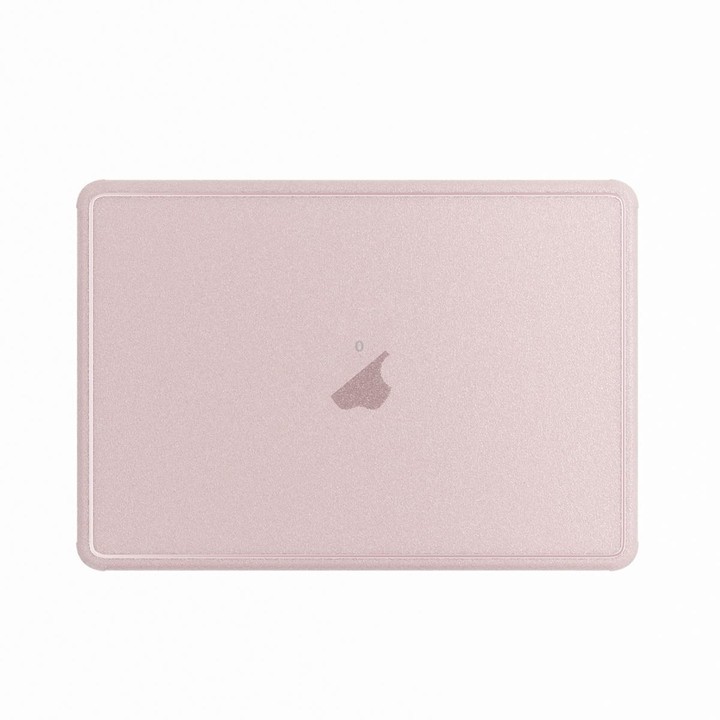 For MacBook Neo 13 inch 2026 A18 Pro A3404 Crystalline Matte Texture PC Edge Laptop Protective Case(Pink)