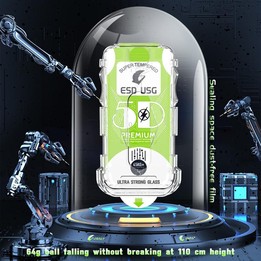 For Galaxy S23 5G 10pcs 5D Curved Easy Install Dust-proof Box Edge-to-Edge HD Tempered Glass Film, Support Ultrasonic Unlock