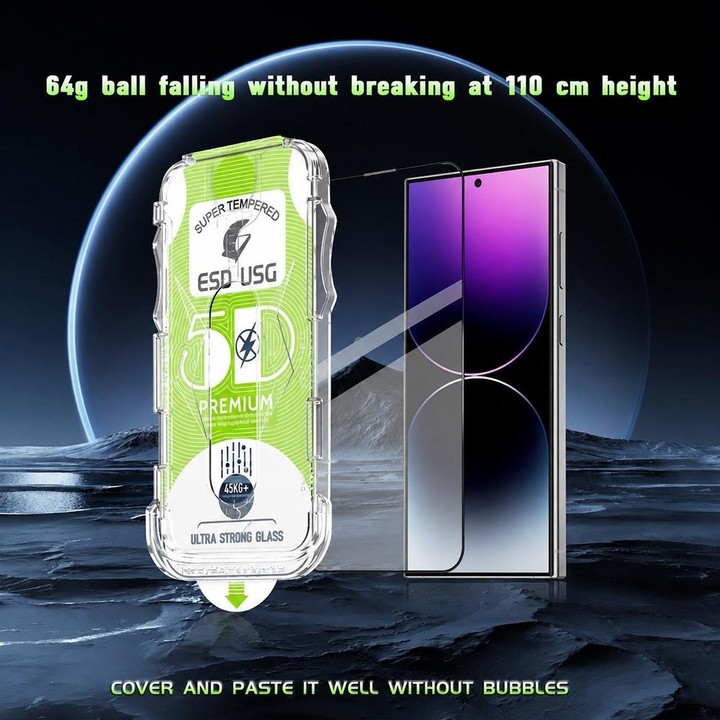For Galaxy S22+ 5G 10pcs 5D Curved Easy Install Dust-proof Box Edge-to-Edge HD Tempered Glass Film, Support Ultrasonic Unlock