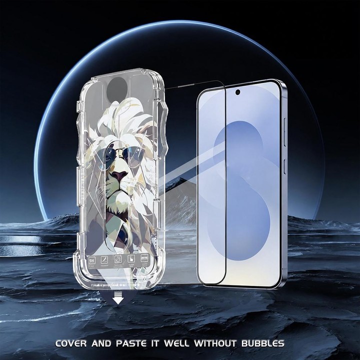 For Galaxy S22+ 5G 10pcs Easy Install Dust-proof Box HD Tempered Glass Film, Support Ultrasonic Unlock