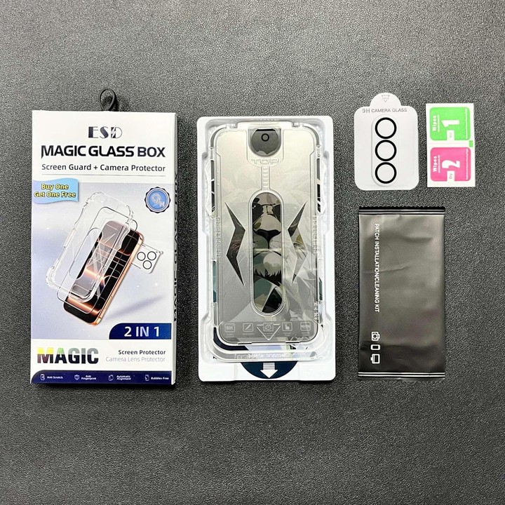 For Galaxy S23 5G 10pcs Easy Install Dust-proof Box Privacy Tempered Glass Film with Lens Film, Support Ultrasonic Unlock