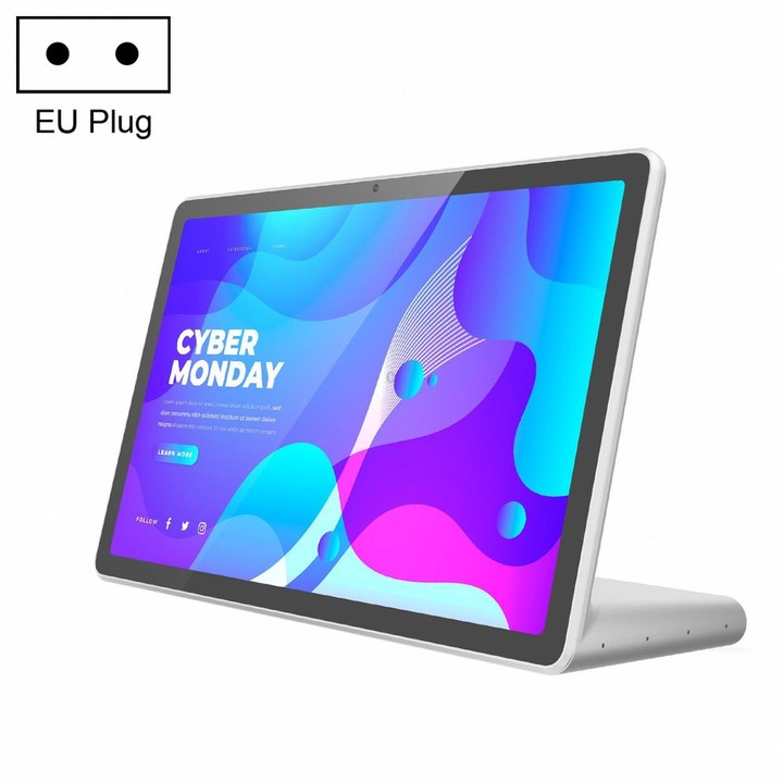 WL1109TH 10.95 inch Android OS Commercial Smart Touch Digital Signage, Plug:EU Plug(White)