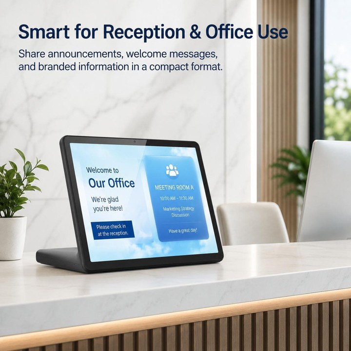 WL1109TH 10.95 inch Android OS Commercial Smart Touch Digital Signage, Plug:US Plug(Black)