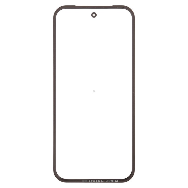 For Google Pixel 9a 5pcs Front Screen Outer Glass Lens with OCA Optically Clear Adhesive