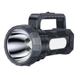 Yesido TC12 Outdoor Emergency Multifunctional Rechargeable Dual Lamp Lighting Flashlight(Black)