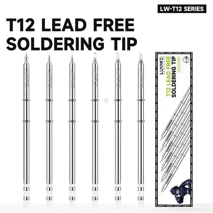 LUOWEI LW-T12 Series Soldering Iron Tips for T12 Soldering Station, Model:LW-T12-JS