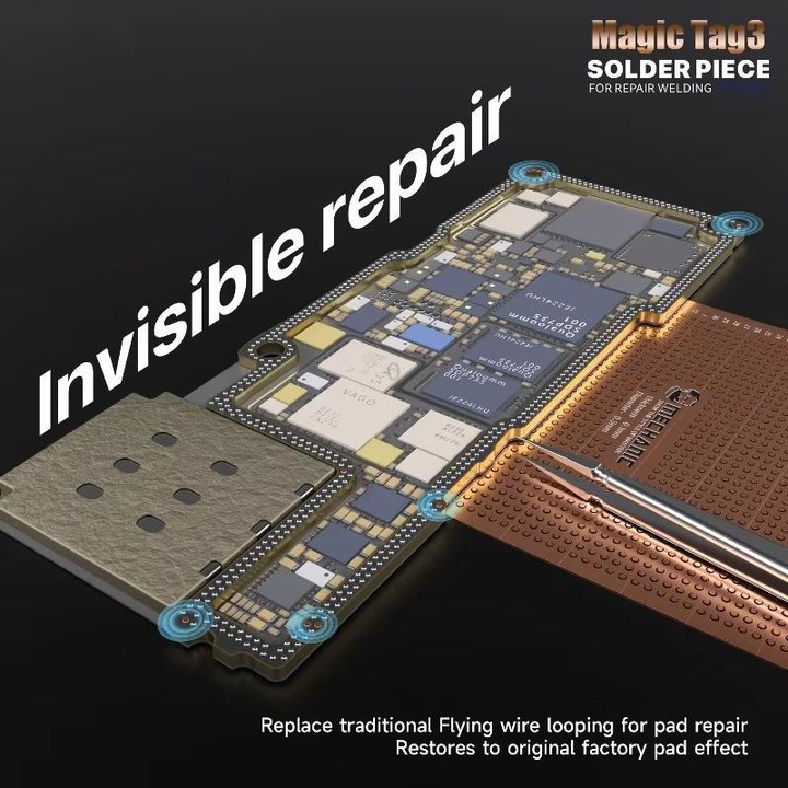 MECHANIC Magic Tag 3 Solder Piece, Specification:0.08x0.28mm + 0.1x0.3mm