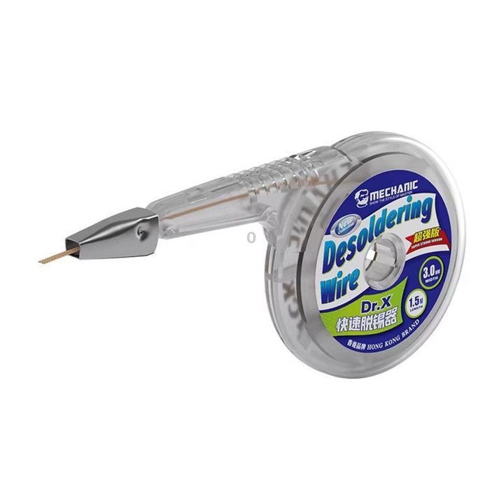 MECHANIC Dr.X Super Strong Version 1.5m Precision Desoldering Tape, Specification:3.0x1.5mm
