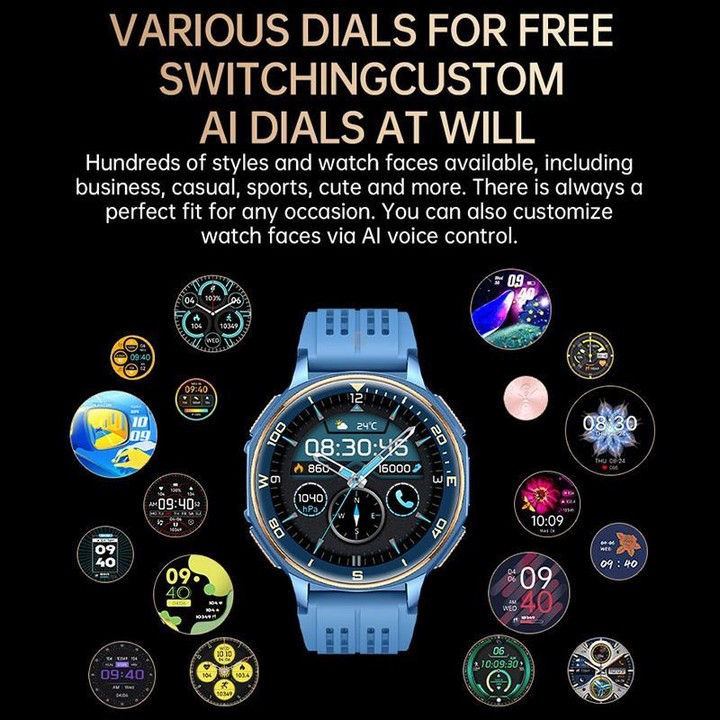 S99 1.43 inch GPS Sports Smart Watch, Support Bluetooth Call / Heart Rate / Blood Oxygen / Sleep Monitoring(Black)