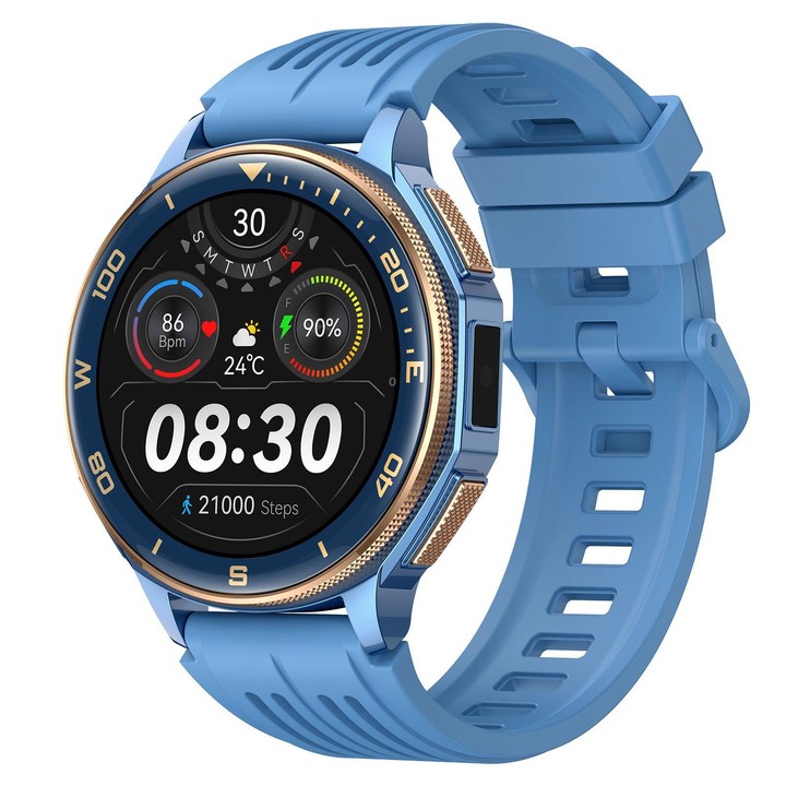 S99 1.43 inch GPS Sports Smart Watch, Support Bluetooth Call / Heart Rate / Blood Oxygen / Sleep Monitoring(Blue)