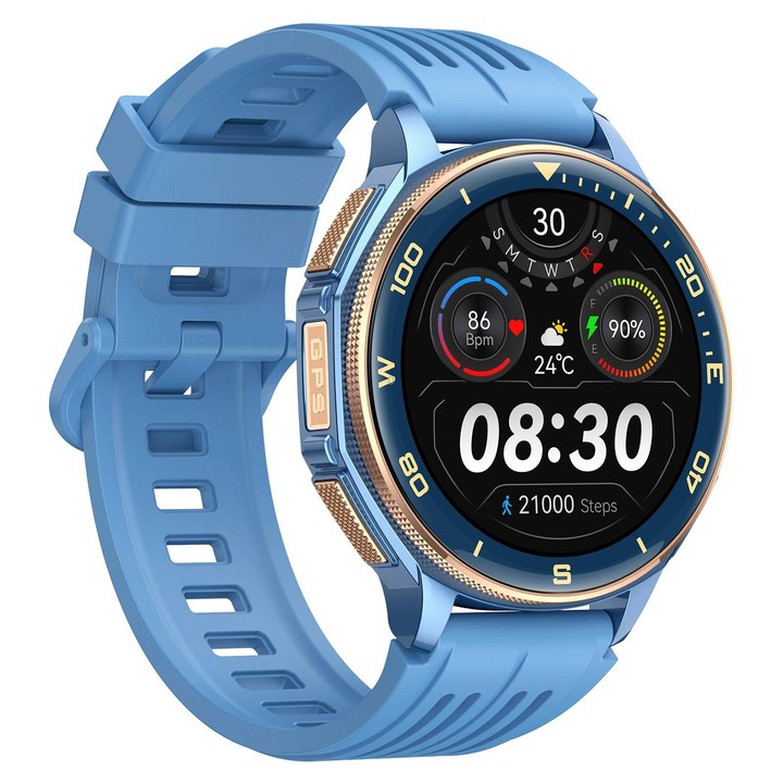 S99 1.43 inch GPS Sports Smart Watch, Support Bluetooth Call / Heart Rate / Blood Oxygen / Sleep Monitoring(Blue)