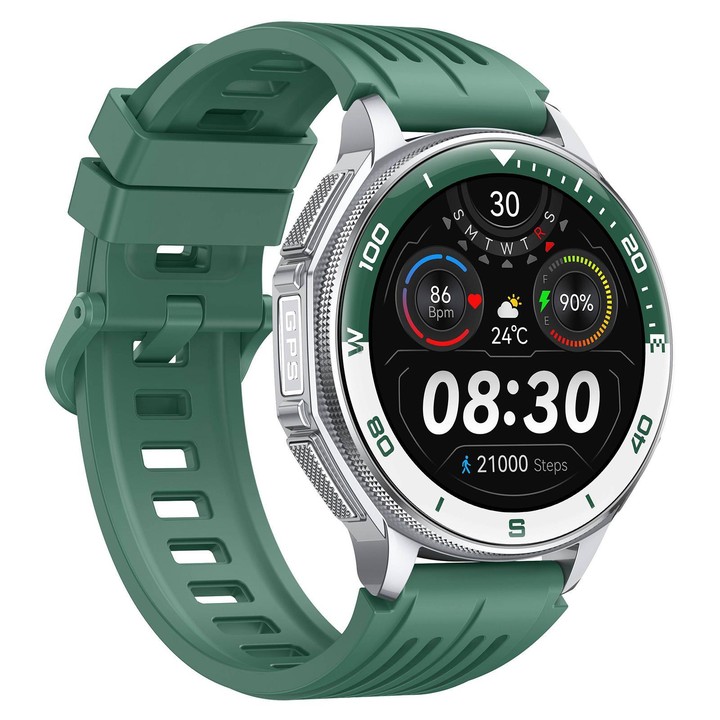 S99 1.43 inch GPS Sports Smart Watch, Support Bluetooth Call / Heart Rate / Blood Oxygen / Sleep Monitoring(Green)