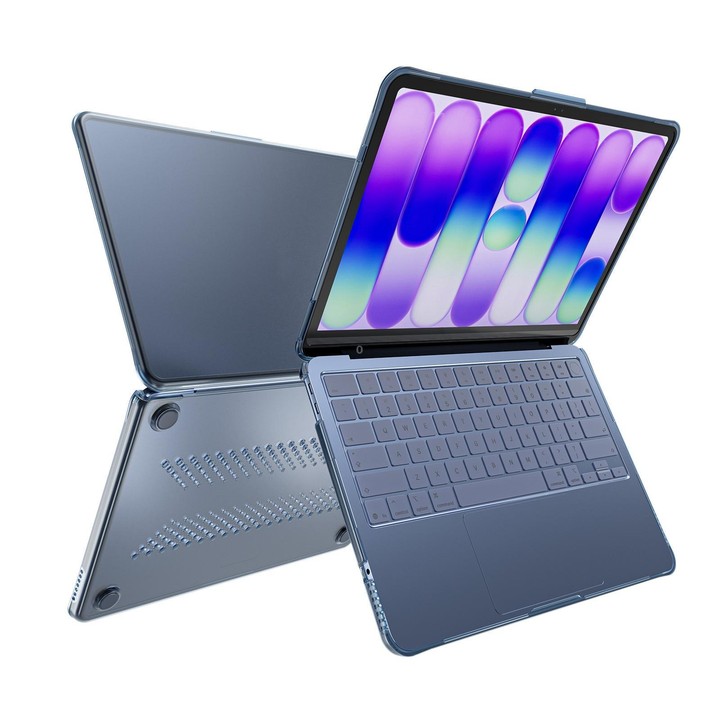 Matte Transparent Style Protective Laptop Case For MacBook Neo 13 inch A3404 2026(Indigo)