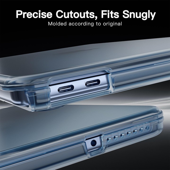 Matte Transparent Style Protective Laptop Case For MacBook Neo 13 inch A3404 2026(Indigo)