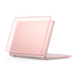 Matte Transparent Style Protective Laptop Case For MacBook Neo 13 inch A3404 2026(Pink)