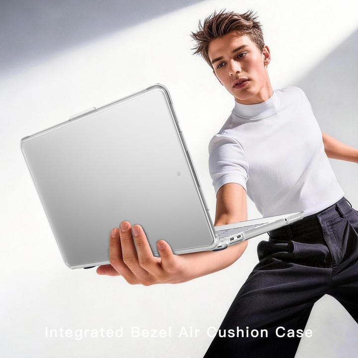 Matte Transparent Style Protective Laptop Case For MacBook Neo 13 inch A3404 2026(Transparent)