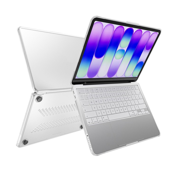 Matte Transparent Style Protective Laptop Case For MacBook Neo 13 inch A3404 2026(Transparent)