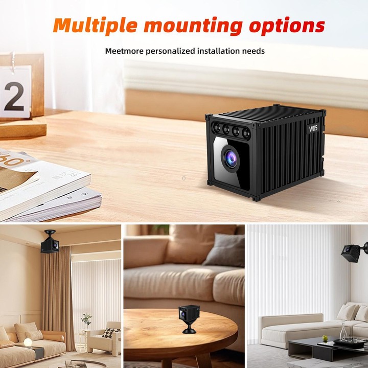 W05 1080P Smart HD Wireless Mini Camera(White)