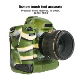 For Nikon D5 Litchi Texture Soft Silicone Camera Protective Case(Red)