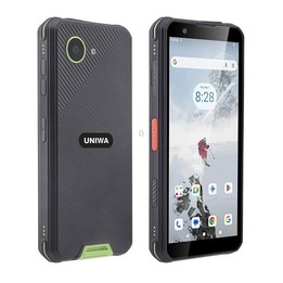 UNIWA F999 Rugged Phone, 4GB+64GB, 5.33 inch Android 16.0 Unisoc T615 UMS9230E Octa Core, PTT Button, Network: 4G, NFC, Plug:EU