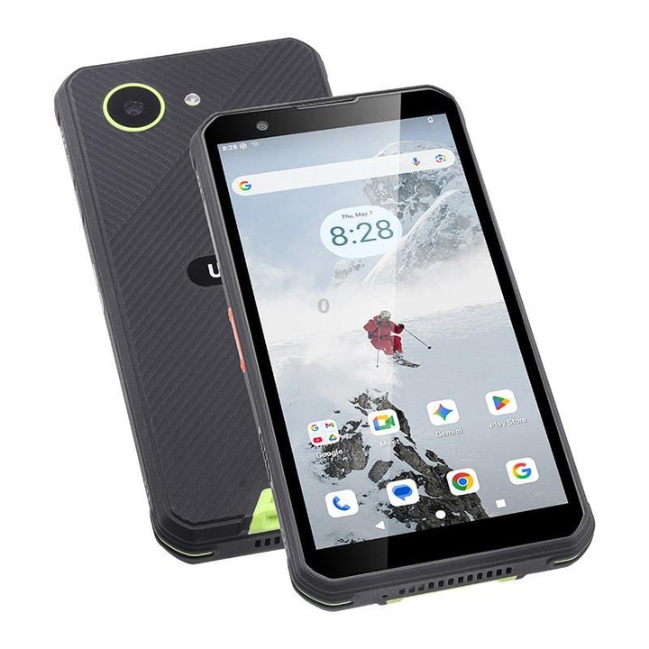 UNIWA F999 Rugged Phone, 4GB+64GB, 5.33 inch Android 16.0 Unisoc T615 UMS9230E Octa Core, PTT Button, Network: 4G, NFC, Plug:UK