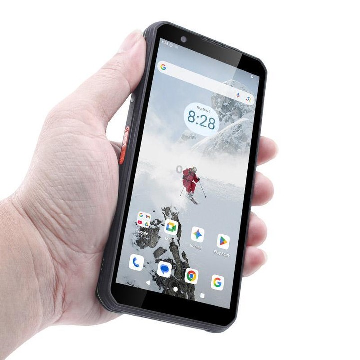 UNIWA F999 Rugged Phone, 4GB+64GB, 5.33 inch Android 16.0 Unisoc T615 UMS9230E Octa Core, PTT Button, Network: 4G, NFC, Plug:UK