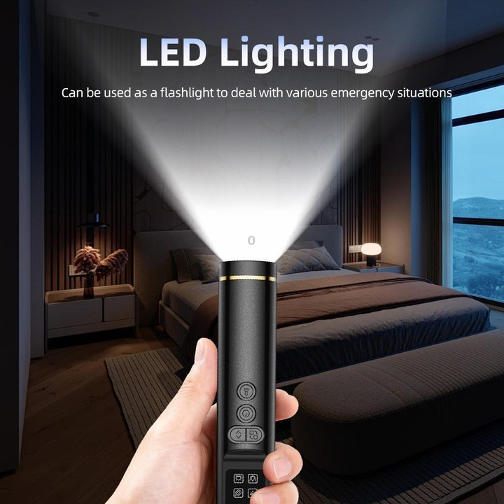 T015 Hidden Camera Detector Anti-Camera Bug Finder RF GPS Tracker Detector Signal Scanner(Black)