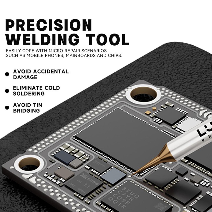 LUOWEI LW-C210F Series 10 in 1 Flying Wire Soldering Iron Tip Set, Model:Slant Blade