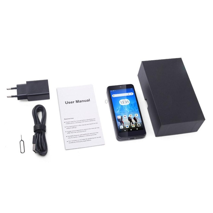 UNIWA Q999, 4GB+64GB, 4.0 inch Android 14.0 Unisoc T606 Octa Core, Network: 4G, OTG, Plug:AU Plug(Black)