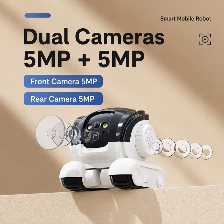Home HD Dual Lens Smart Mobile Remote Control Pet Monitoring Camera, Style:Type A