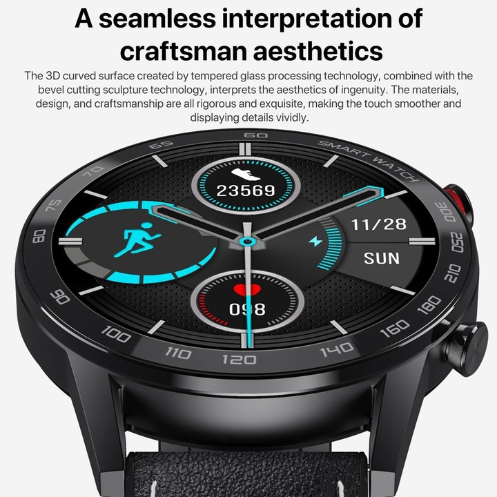 1.3 inch Touch Screen Dual-mode Bluetooth Smart Watch, Support Sleep Monitor / Heart Rate Monitor / Blood Pressure Monitoring(Bl