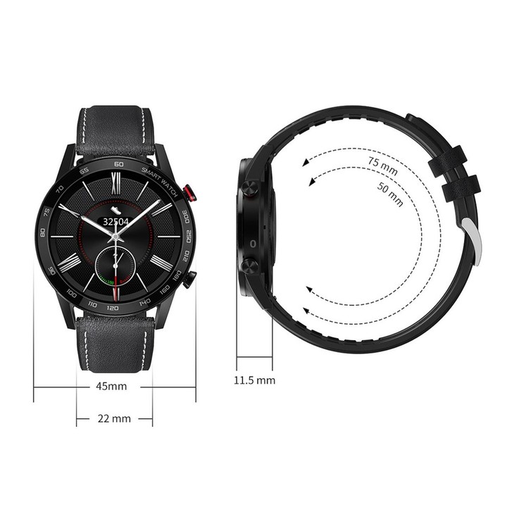 1.3 inch Touch Screen Dual-mode Bluetooth Smart Watch, Support Sleep Monitor / Heart Rate Monitor / Blood Pressure Monitoring(Bl