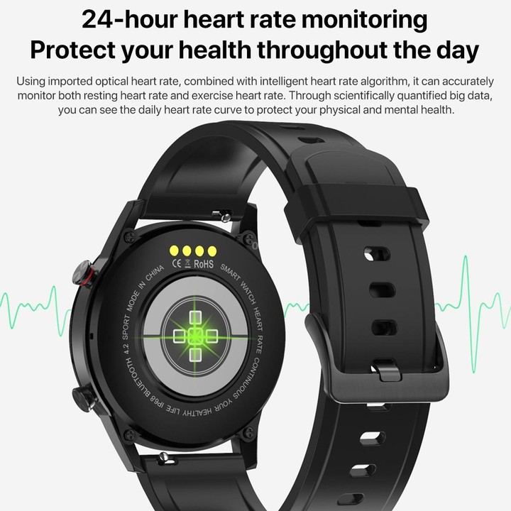 1.3 inch Touch Screen Dual-mode Bluetooth Smart Watch, Support Sleep Monitor / Heart Rate Monitor / Blood Pressure Monitoring(Si