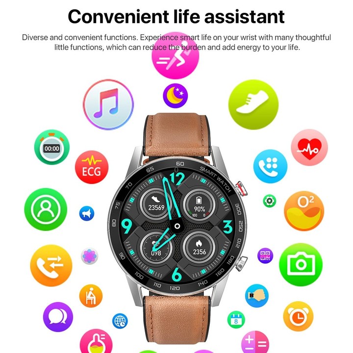 1.3 inch Touch Screen Dual-mode Bluetooth Smart Watch, Support Sleep Monitor / Heart Rate Monitor / Blood Pressure Monitoring(Bl