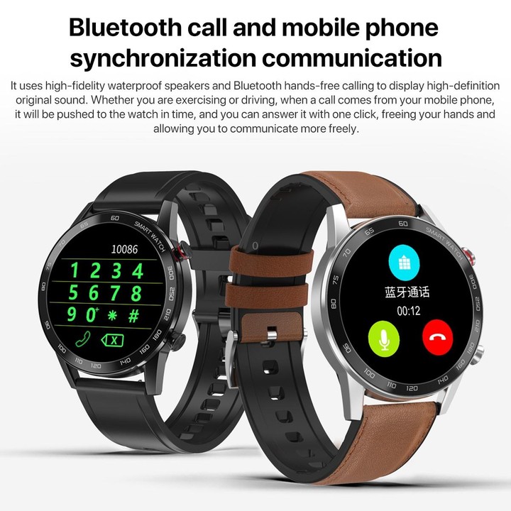 1.3 inch Touch Screen Dual-mode Bluetooth Smart Watch, Support Sleep Monitor / Heart Rate Monitor / Blood Pressure Monitoring(Bl
