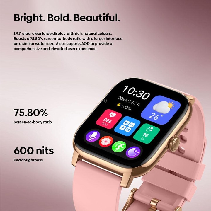 Zeblaze Btalk Pro 1.91 inch 600 nits IP68 BT5.3 Sports Smart Watch, Support Bluetooth Call / Heart Rate / Blood Oxygen / Sleep M
