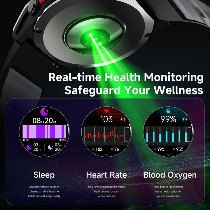 F8 Pro 1.43 inch AMOLED Screen Smart Watch Support Health Monitoring, Multi-Sport Modes(Grey Orange)