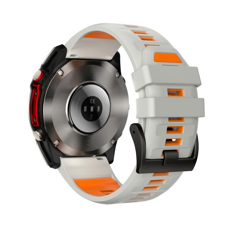F8 Pro 1.43 inch AMOLED Screen Smart Watch Support Health Monitoring, Multi-Sport Modes(Grey Orange)