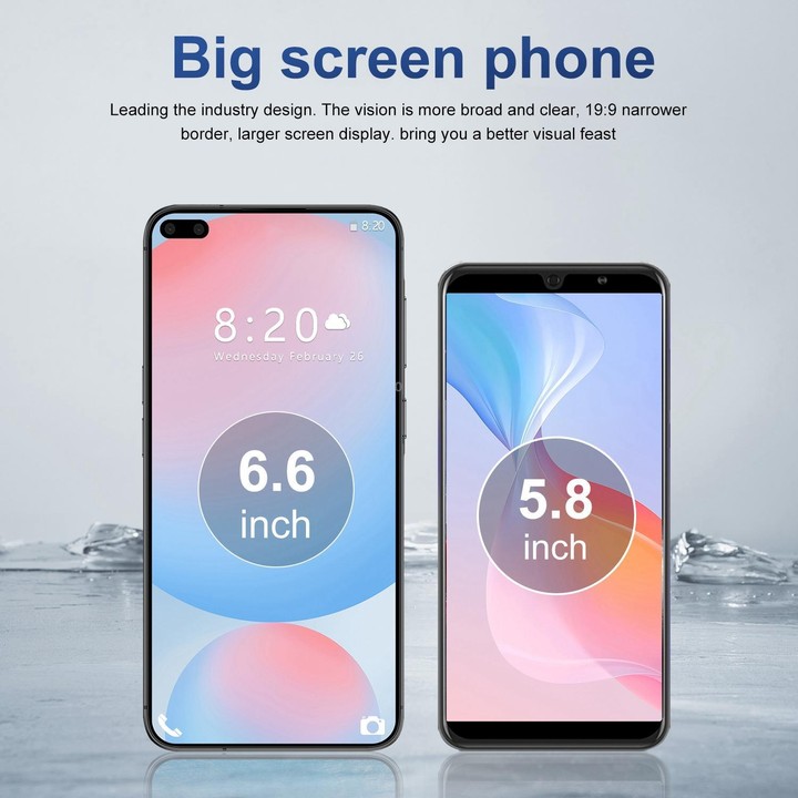 A56 / C100, 8GB+128GB, 6.6 inch Android 10 MTK6873 Octa Core, Network: 5G, Dual SIM, Plug:EU Plug(Pink)