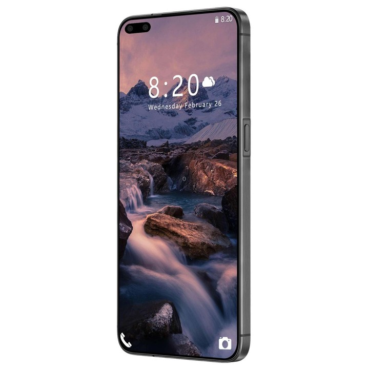 A56 / C100, 8GB+128GB, 6.6 inch Android 10 MTK6873 Octa Core, Network: 5G, Dual SIM, Plug:US Plug(Black)