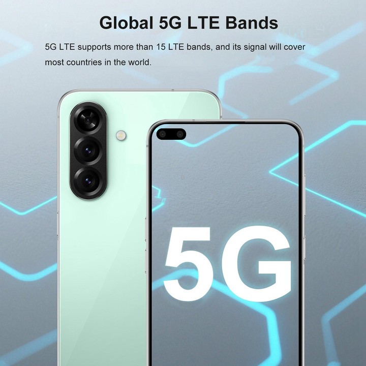 A56 / C100, 8GB+128GB, 6.6 inch Android 10 MTK6873 Octa Core, Network: 5G, Dual SIM, Plug:US Plug(Black)