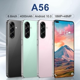A56 / C100, 8GB+128GB, 6.6 inch Android 10 MTK6873 Octa Core, Network: 5G, Dual SIM, Plug:US Plug(Black)