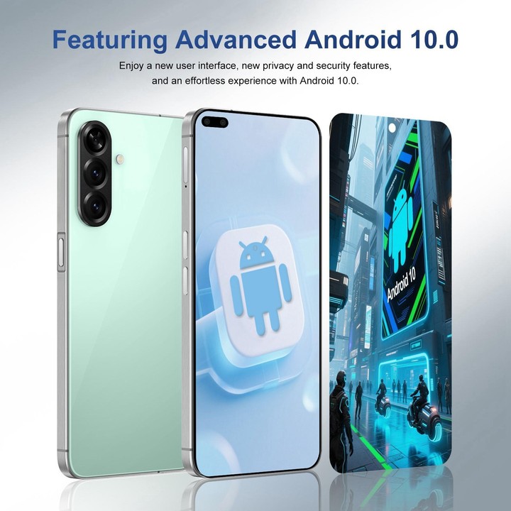 A56 / C100, 8GB+128GB, 6.6 inch Android 10 MTK6873 Octa Core, Network: 5G, Dual SIM, Plug:US Plug(Black)