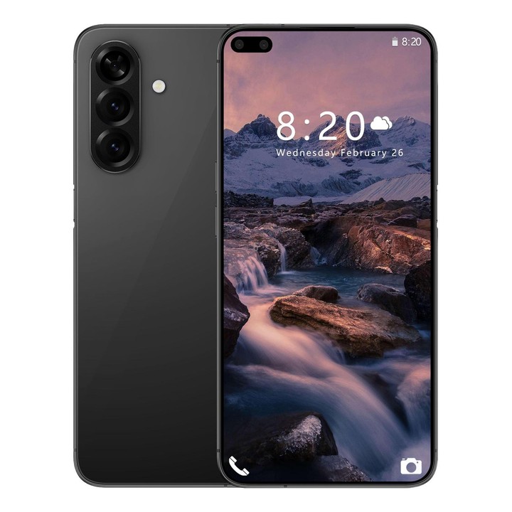 A56 / C100, 8GB+128GB, 6.6 inch Android 10 MTK6873 Octa Core, Network: 5G, Dual SIM, Plug:UK Plug(Black)