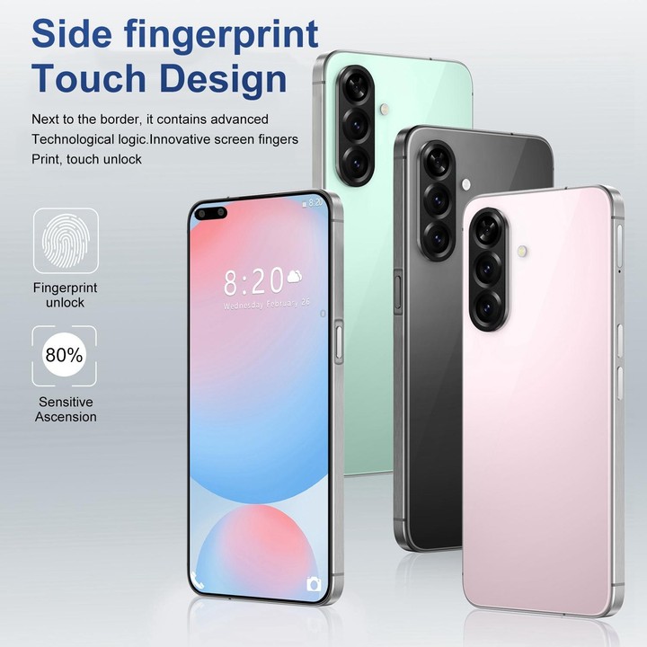 A56 / C100, 8GB+128GB, 6.6 inch Android 10 MTK6873 Octa Core, Network: 5G, Dual SIM, Plug:UK Plug(Black)