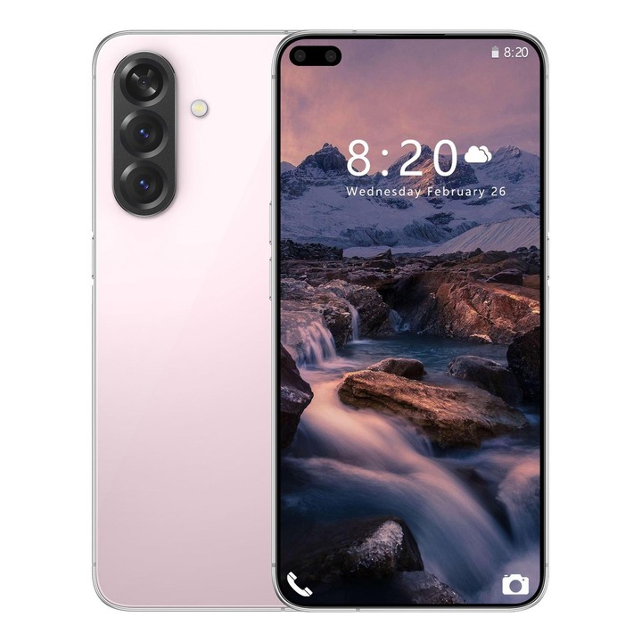 A56 / C100, 8GB+128GB, 6.6 inch Android 10 MTK6873 Octa Core, Network: 5G, Dual SIM, Plug:UK Plug(Pink)