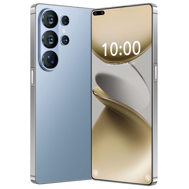 S26 Ultra / C200, 8GB+128GB, 6.6 inch Android 10 MTK6873 Octa Core, Network: 5G, Dual SIM, Plug:EU Plug(Blue)