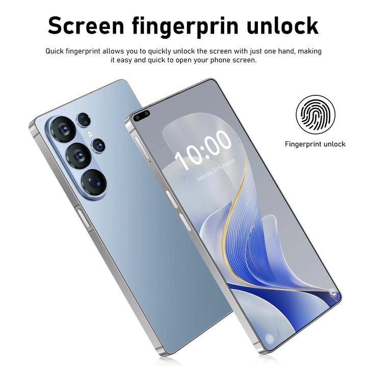 S26 Ultra / C200, 8GB+128GB, 6.6 inch Android 10 MTK6873 Octa Core, Network: 5G, Dual SIM, Plug:US Plug(Grey)
