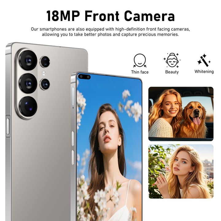S26 Ultra / C200, 8GB+128GB, 6.6 inch Android 10 MTK6873 Octa Core, Network: 5G, Dual SIM, Plug:US Plug(Grey)